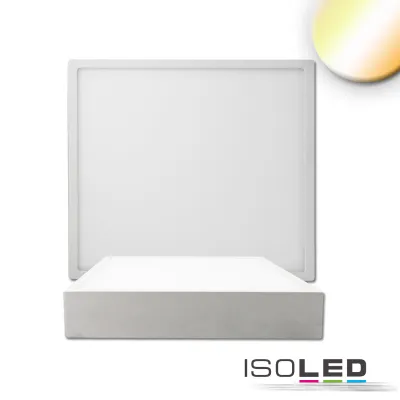 LED Deckenleuchte PRO weiß, 24W, eckig, 225x225mm, ColorSwitch 2700|3000|4000K, dimmbar