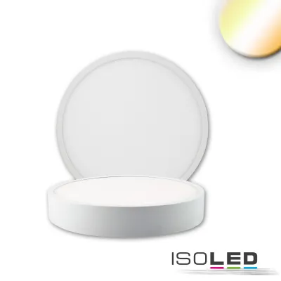 LED Deckenleuchte PRO weiß, 8W, rund, DN120, ColorSwitch 2700|3000|4000K, dimmbar