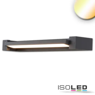 LED Wandlampe schwenkbar, 700mm, 20W, schwarz, ColorSwitch 2700|3000|4000K