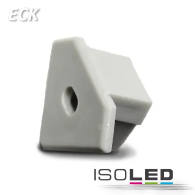 Endkappe für Profil ECK10 silber, inkl. Kabeldurchführung