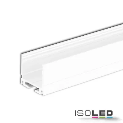 LED Aufbauprofil SURF16 Aluminium weiß pulverbeschichtet, RAL9010, 200cm