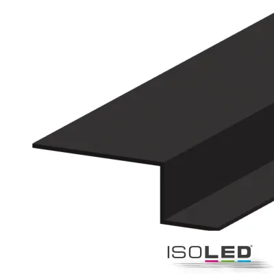 LED Trockenbau S-Profil 12,schwarz 9005 200cm