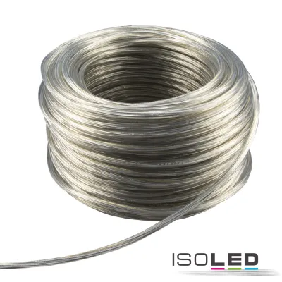Kabel 50m Rolle 3-polig 0,75mm² H03VV-F PVC Mantel transparent AWG18