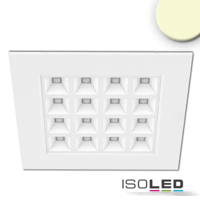 LED Panel UGR16 Line 625, 36W, Rahmen weiß, warmweiß, 1-10V dimmbar