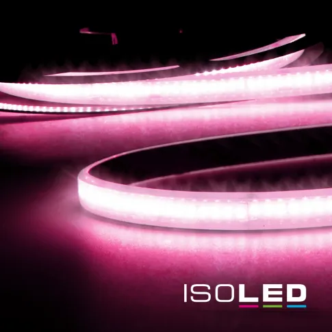 LED AQUA CRI9P Linear 48V Flexband, 8W, IP68, pink, 5m Rolle, 240 LED/m