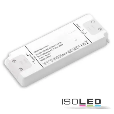 LED Trafo 48V/DC, 0-100W, ultraflach, SELV