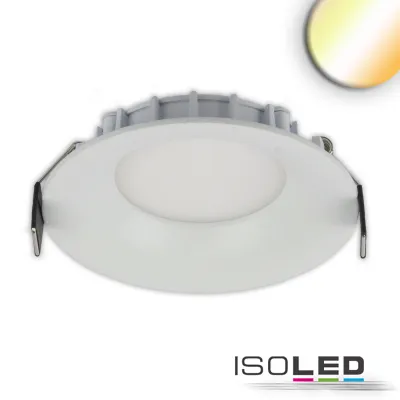 LED Downlight, 8W, ultraflach, ColorSwitch 2600|3100|4000K, dimmbar