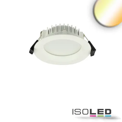 LED Downlight blendungsreduziert, 13W, rund, DN110, CRI90, Switch 3000|3500|4000K, dimmbar