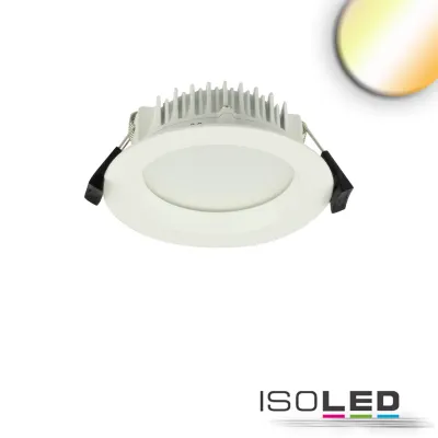 LED Downlight blendungsreduziert, 18W, rund, DN145, CRI90, Switch 3000|3500|4000K, dimmbar