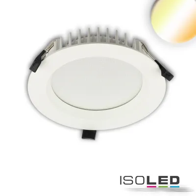 LED Downlight blendungsreduziert, 35W, rund, DN228, CRI90, Switch 3000|3500|4000K, dimmbar