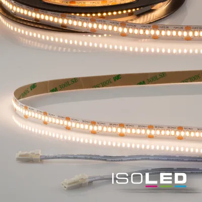 LED CRI930 MiniAMP Flexband, 24V DC, 6W, IP20, 3000K, 120cm, beids. 30cm Kabel + maleAMP, 300 LED/m