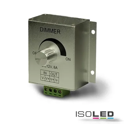 LED Dimmer 12-24V, 8A