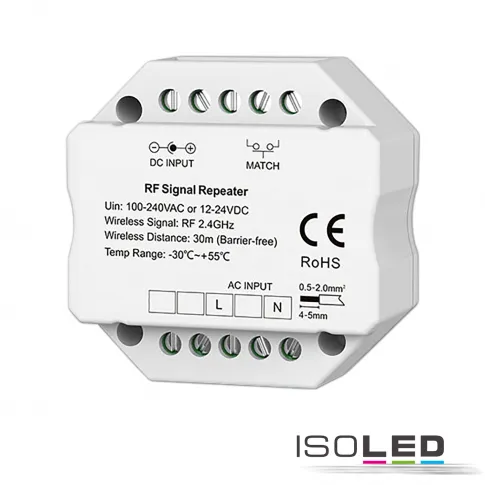 Sys-Pro Mesh Signal Repeater, max. 30m, 12-24V DC / 100-240V AC