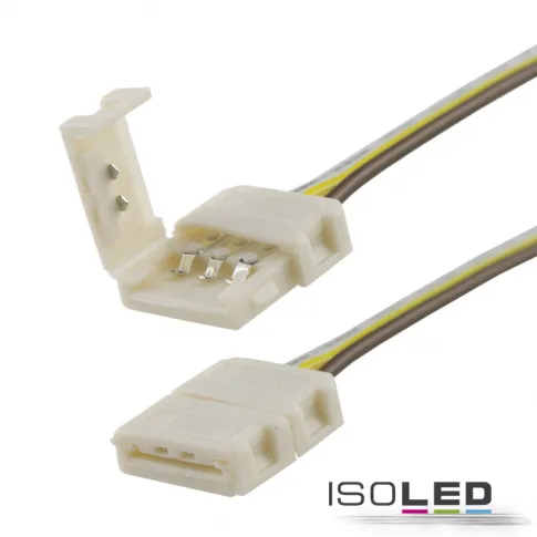 Clip-Kabelanschluss (max. 5A) C1-310 für 3-pol. IP20 Flexstripes mit Breite 10mm, Pitch 12mm