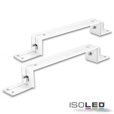 Montagebügel 2 STK für ISOLED LED Panel 300x1200, weiß RAL 9016