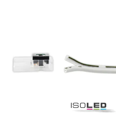 Kontakt-Kabelanschluss (max. 5A) K1-210 für 2-pol. IP20 Flexstripes mit Breite 10mm und Pitch 7mm
