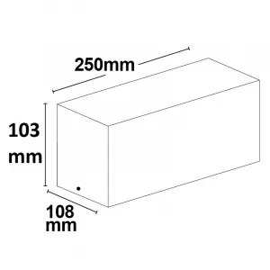 Wandleuchte BOX-II 1xE27, IP54, weiß, exkl. Leuchtmittel