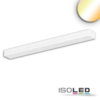 LED Langfeldleuchte blendreduziert, weiß, 120cm, 38W, ColorSwitch 3000|4000|5700K, dimmbar