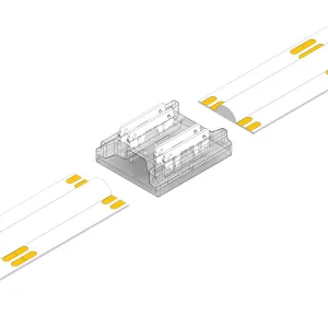Kontakt-Verbinder (max. 5A) K2-310 für 3-pol. IP20 Flexstripes mit Breite 10mm