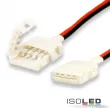 Clip-Verbinder mit Kabel (max. 5A) C1-210 für 2-pol. IP20 Flexstripes mit Breite 10mm, Pitch 12mm