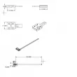 Clip-Kabelanschluss (max. 5A) C1-410 für 4-pol. IP20 Flexstripes mit Breite 10mm, Pitch 12mm