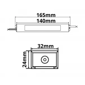 LED Trafo 24V/DC, 0-30W, IP66